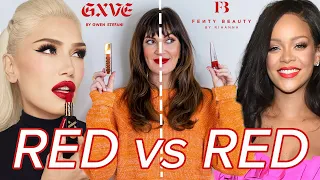 Which Celebrity RED LIPSTICK Formula Is Better? Gwen’s OR Rihanna’s?
