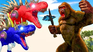 Rescue SHIN GODZILLA EARTH From GODZILLA & KONG: The Battle Against Digestive System - FUNNY CARTOON