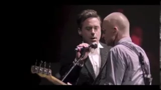 The Avenger's Stars Robert Downey Jr and Jeremy Renner Singing Live