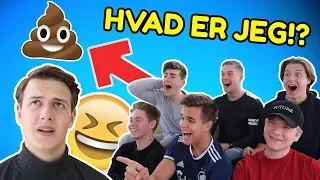 HVAD ER JEG!? (Gætteleg) M. GUTTERNE!