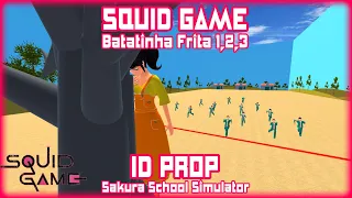😱 ID BATATINHA FRITA 123 • RED LIGHT GREEN LIGHT | Round 6 • Squid Game | Sakura School Simulator