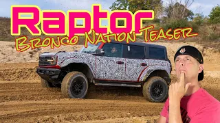 2022 Ford Bronco Raptor 1st look