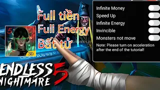 Endless Nightmare 5 Hack Full Tiền, Full Năng Lượng, Bất Tử...