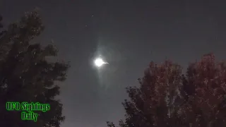 Glowing UAP Over Boise, Idaho Oct 8, 2023, UFO Sighting News.