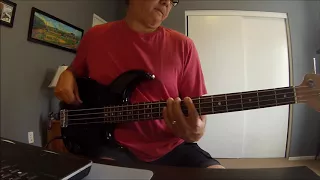 "Don't Stop Believin' House Mix (Journey) Bass Cover Only 4 Notes!!!