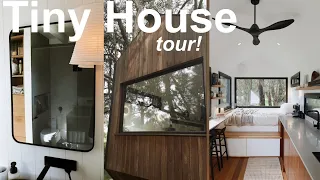 aesthetic TINY HOUSE TOUR! couple lives in 162 square metre Passive Tiny Home!  Episode 4!