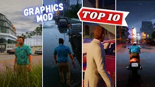 😱Top 10 Best *GRAPHICS MODS* For GTA Vice City😍Ultra Realistic | 2022 🔥 (Download Link)