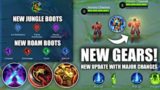 NEW ITEMS | NEW JUNGLE and ROAM BOOTS | NEW BANE | NEW MOBILE LEGENDS | ADV SERVER UPDATE 1 5 72