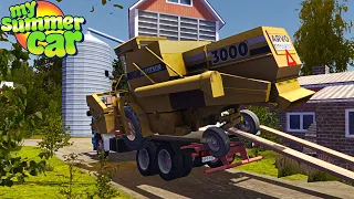 STEALING A COMBINE HARVESTER FROM A FARM - My Summer Car #277 | Radex