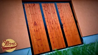 An Unusual way to Build an Insulated Folding Garage Door