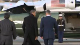 Raw Video: Obama Begins Visit to South Korea