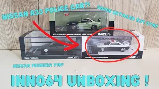 NISSAN R33 POLICE CAR!!(inno64 unboxing!)