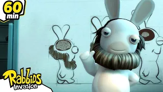 RABBIDS INVASION | 1H Wait, Is this Rabbid smart? | Cartoon for kids | Animaj Kids