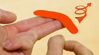 DIY Mini Boomerang Toy!