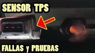 Así falla sensor TPS y pruebas para saber si funciona correctamente