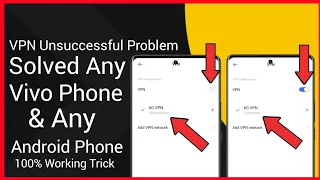 VPN Unsuccessful Problem Solved Any Vivo Phone & Any Android Phone | VPN Unsuccessful Problem |