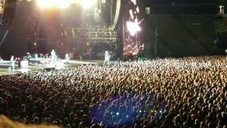 Rock on the Range '17 James Hetfield talks to Crowd + Seek&Destroy intro