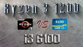 Ryzen 3 1200 vs i3 6100 Benchmarks | Gaming Tests | Office & Encoding CPU Performance Review