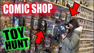 *JACKPOT* Comic Shop TOY HUNTING for Action Figures! Marvel Legends, Star Wars Black Series, Neca +