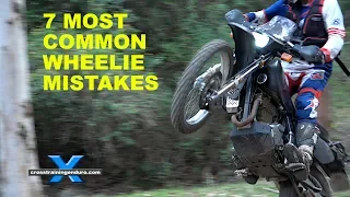 7 most common mistakes when learning to wheelie! ∣ Cross Training Enduro
