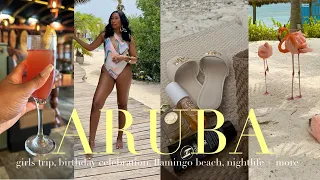 ARUBA TRAVEL VLOG | GIRLS TRIP, FLAMINGO ISLAND, NIGHTLIFE, LOTS OF GREAT FOOD + MORE