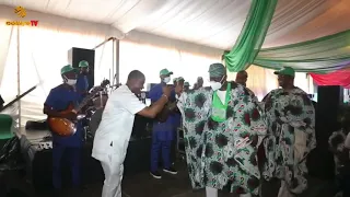 K1 & Sanwo-Olu on the dance floor as SWAGA launches campaign for Asiwaju Ahmed Tinubu's presidency