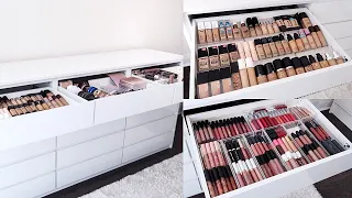 ORGANIZING MY ENTIRE MAKEUP COLLECTION