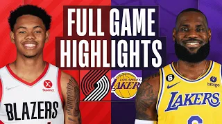 Game Recap: Lakers 128, Trail Blazers 109