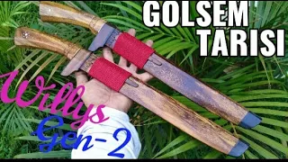 GOLOK SEMBELIH EKSOTIS WILLYS GEN-2 // BOWIE STYLE BLIMBING // WA 081293857881