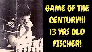 GAME OF THE CENTURY! NAKAKAMANGHANG 13 TAON GULANG NA BOBBY FISCHER!  Chess Classic Notable Game!