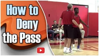 Basketball Post Play and Defense - How to Deny the Pass - Coach Tom Asbury