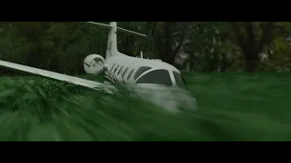 Plane Crash made in Blender