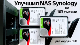 Улучшаем NAS Synology на 103 тысячи рублей