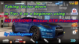 CSR2|CSR Racing 2: Tier 4 boss Victor beaten with NO FUSION GTR!!