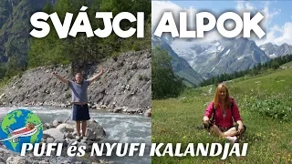 Egy nap a svájci Alpokban 1. rész/utazás/adventures in Swiss alps/Svájc// Pufi és Nyufi kalandjai