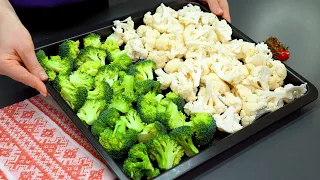 A friend in Spain taught me how to cook broccoli and cauliflower so deliciously!