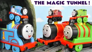 Mystery Minis appear from the Thomas Magic Tunnel