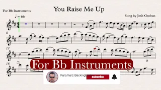 You Raise Me Up - Play along For Bb instruments