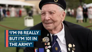 WW2 veteran lied about his age to join up and fight for his country