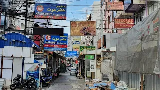 [4K] Walking the Silent Halal Food Street in Arabic Area Bangkok Thailand