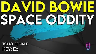 David Bowie - Space Oddity - Karaoke Instrumental - Female