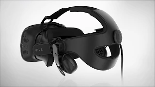 VIVE - Replacing the VIVE headset strap with the VIVE Deluxe Audio Strap