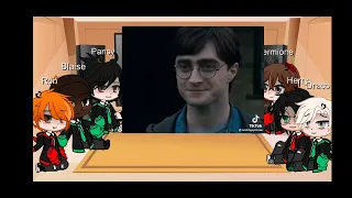 the golden & silver trio react #gacha #drarry #sad #gay #harrypotter #reaction