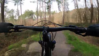 Sherwood Pines - Downhill Section - Giant Trance X 3 29"