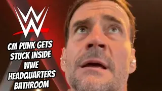 CM Punk Gets Locked Inside WWE Headquarters Bathroom