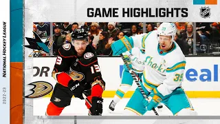 Sharks @ Ducks 12/9 | NHL Highlights 2022