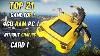 Top 21 High Graphics Games For 4GB RAM PC | Intel HD Graphics | No Graphics Card Required 2022