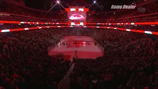 Panthers @ Oilers, Anthems, Ceremonial Puck Drop, Starting Goalies, Opening Faceoff Nov 28 2022