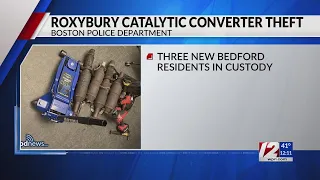 3 New Bedford men arrested for catalytic converter thefts