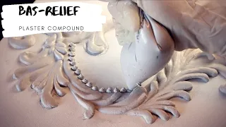 How to make a Bas Relief with GYPSUM (Step by Step)